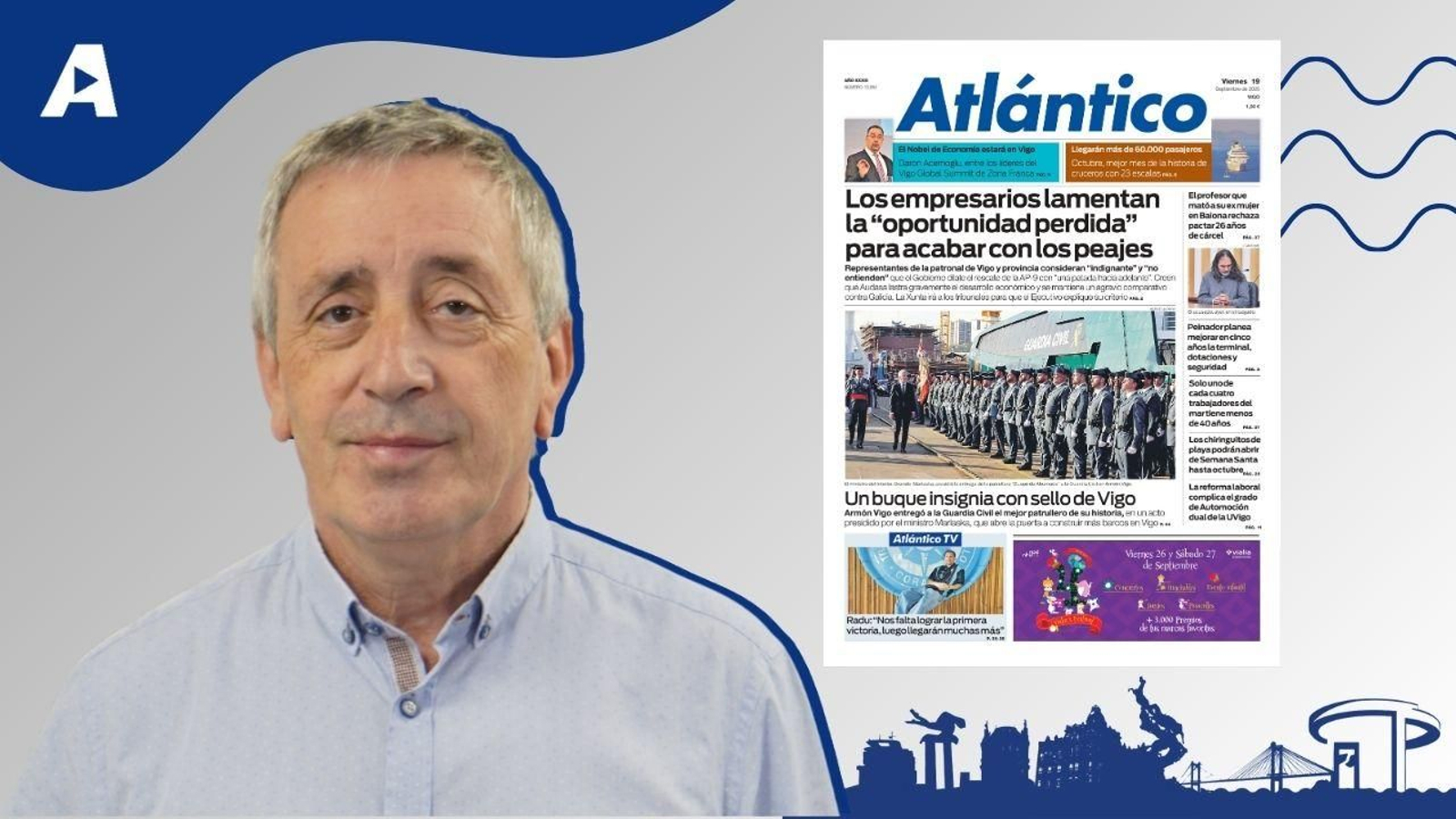 La portada de Atlántico del 19 de septiembre