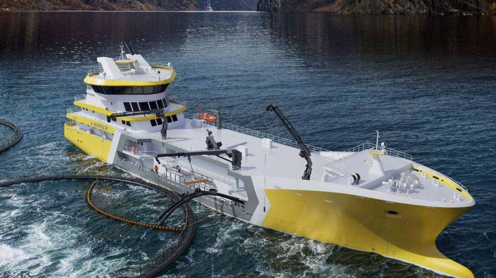 Una recreación del buque que construirá Freire.