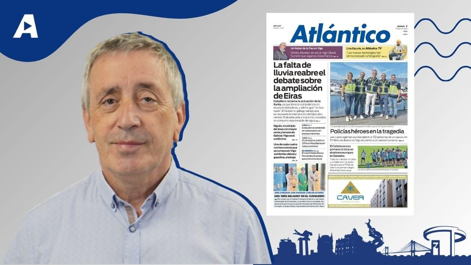 La portada de Atlántico del 2 de octubre