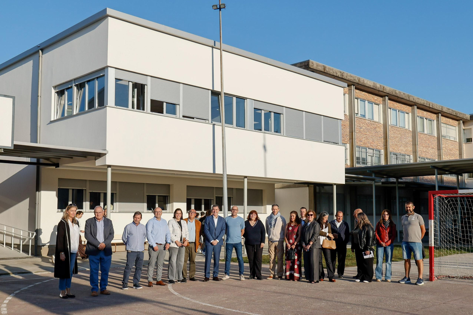 Visita del conselleiro Román Rodríguez al IES Pedro Floriani de Redondela