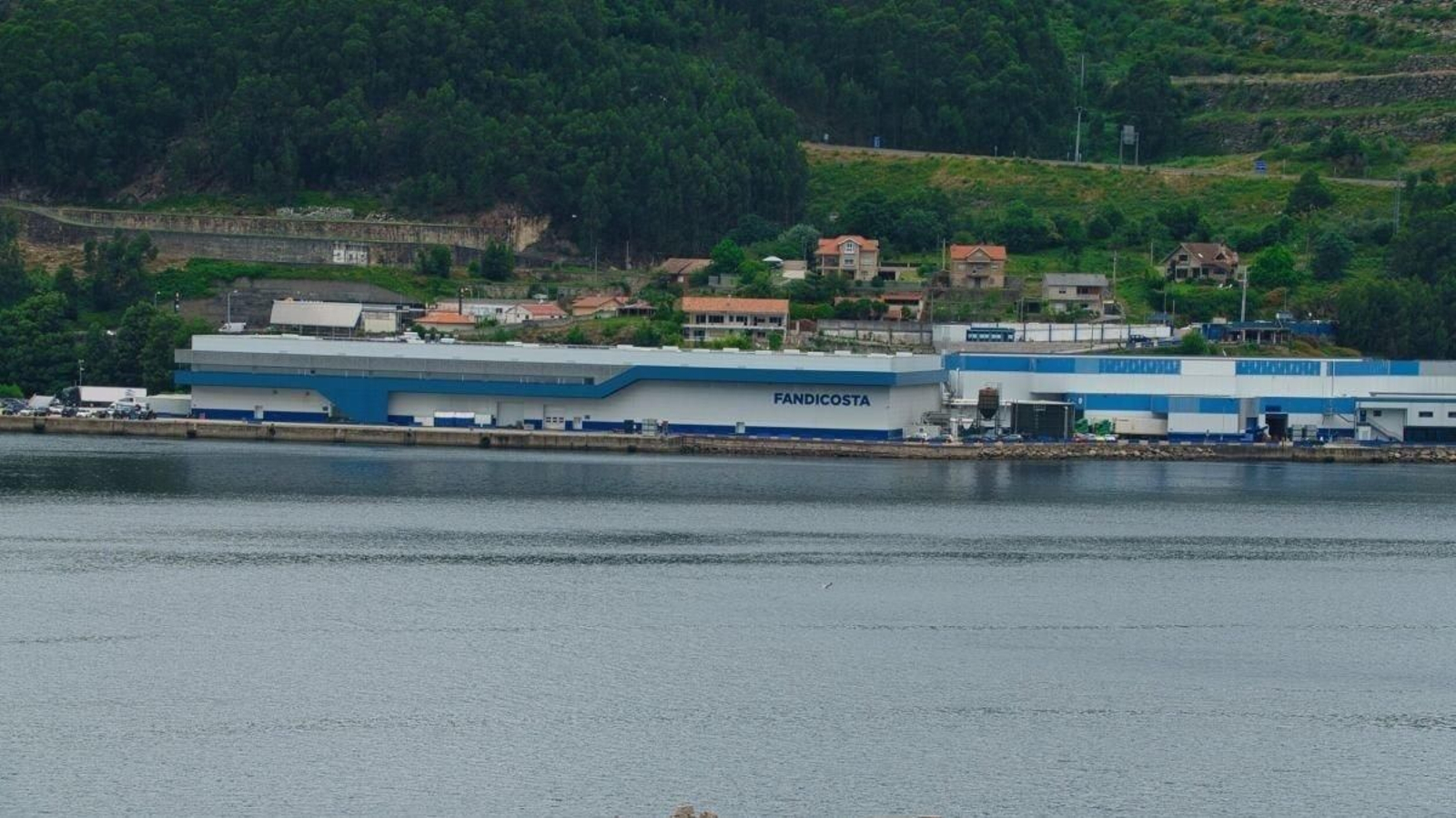 Instalaciones de Fandicosta en Meira (Moaña), que adquirió la pesquera viguesa Wofco.