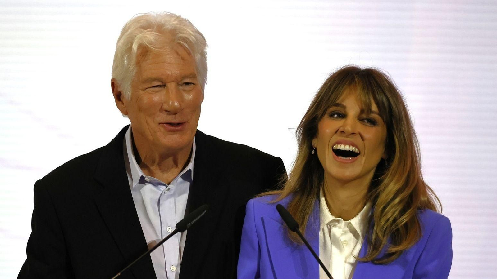 Richard Gere y Alejandra Silva.