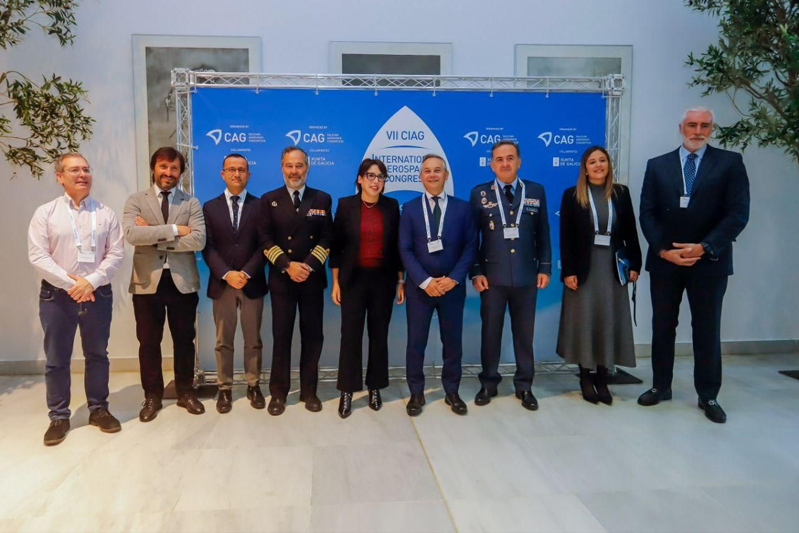 La conselleira de Economía, Lorenzana, inauguró ayer en Vigo el congreso internacional organizado por el Consorcio Aeroespacial Gallego.